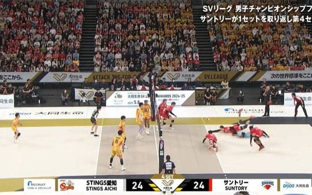 平野ノラが絶句「フェイントします？ あそこで」男子バレー、大一番で飛び出した超絶トリックに反響