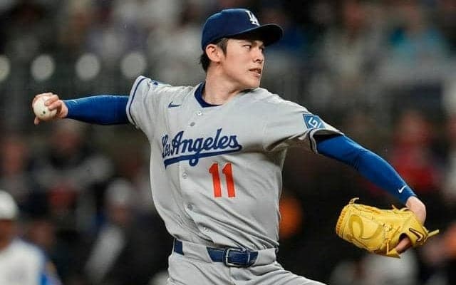 ドジャース佐々木朗希が5回3失点でメジャー初勝利　7試合目の登板