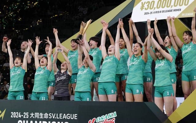 【SVリーグ女子】大阪マーヴェラス、完勝で初代女王に 圧倒的な強さはこうして生まれた
