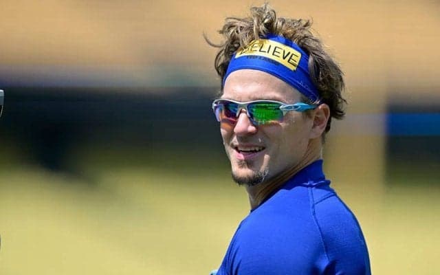 ド軍試合前に“珍光景”「キケほんま面白い」　まさかのシャツにファン笑撃「絶対欲しい」