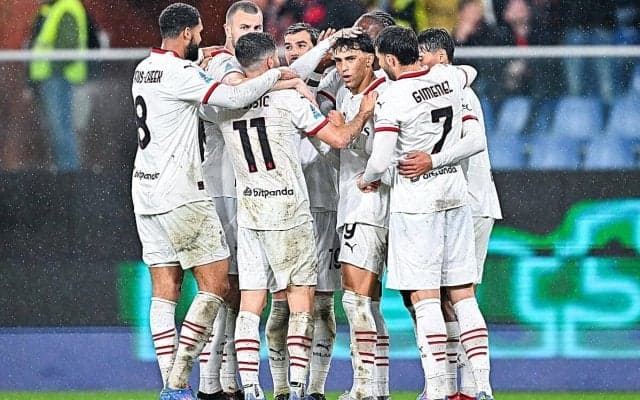 後半の連続ゴールでジェノアに逆転勝利でミランが公式戦3連勝！【セリエA】