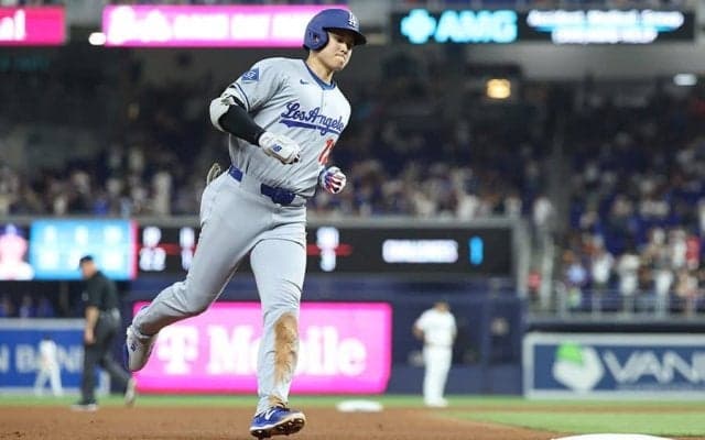 大谷翔平、思い出の球場で9号＆5年連続2桁盗塁　躍動続けてナイン鼓舞…ド軍辛勝