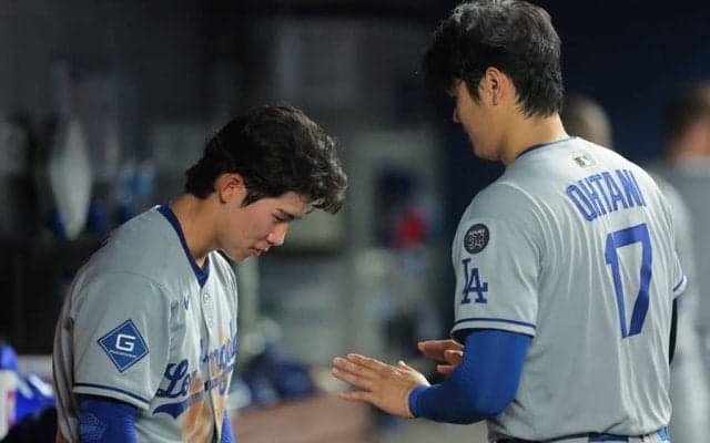 本塁打そっちのけ…大谷翔平にLA記者驚き　「待ちきれなかった」同僚への“祝福”