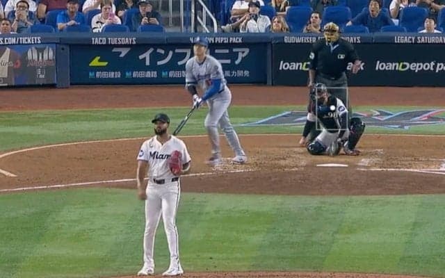 大谷翔平が相手投手をメッタ打ち！「マジか」「ドン引きだろ」 またやられた… 9号弾丸ライナー→“被弾リアクション”が話題に「これはショック」