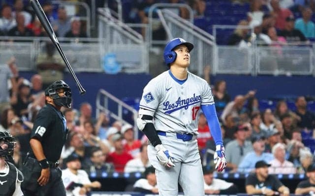 大谷翔平特大10号にド軍放送席絶叫「文句なしの一発」　“確信”に思わず吹き出す「オッホ」