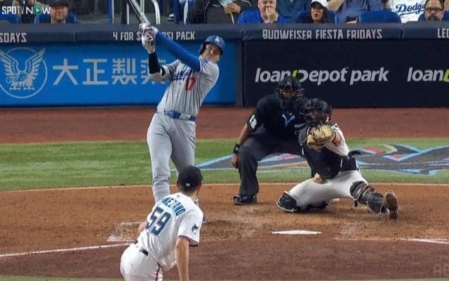 大谷翔平、2試合連発の特大ホームランは“まばたき厳禁” 初球打ちで即スタンドへ…「どこまで飛んだ？」ファン騒然