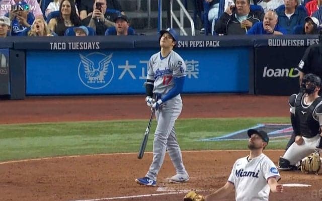 「今日のホームランもエグい」大谷翔平、2戦連発“種類が異なる”衝撃ホームランにファン驚愕…昨日は“弾丸”→今日は大飛球と“打ち分け”