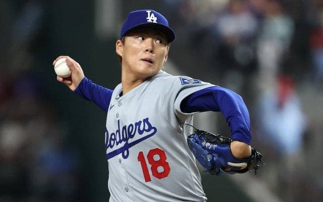 山本由伸、中5日登板は今季最多5失点で3敗目 メジャー初の満塁ホームラン被弾で防御率も1.80に後退 ド軍は同地区のライバルに敗戦