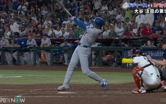 大谷翔平の弾丸11号アーチは“見た目以上”の特大ホームランに…“特殊形状”スタジアムでもお構いなしの一発に敵地ファンどよめき