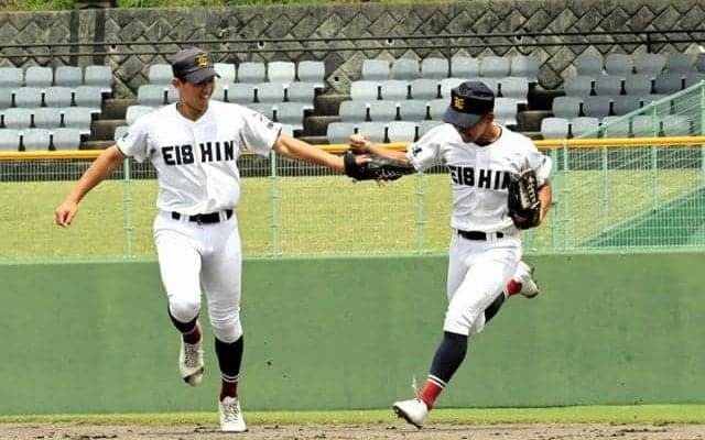 大谷翔平選手の応援歌で迷い捨て　盈進3番打者、チーム初安打と好捕
