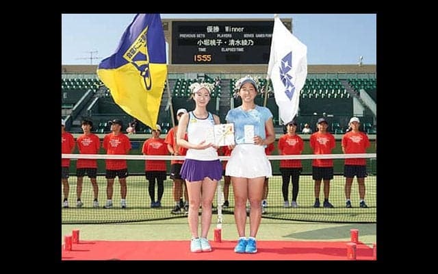 小堀桃子/清水綾乃ペア 2週連続Ｖ