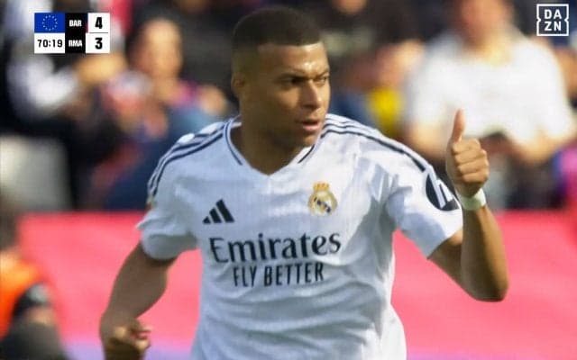 クラシコで衝撃の６秒ゴラッソ！ エンバペが“神速カウンター”でハットトリック＆新記録達成「スピードおかしい」「ゲームみたい」