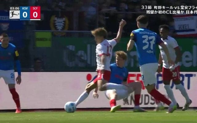 「今日は堂安くるぞ」 堂安律、魅惑のステップで相手を振り切り“幻”のゴラッソ「もう決めそうやん」