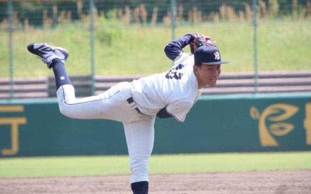 スカウト注目の155キロ右腕が実力発揮！血豆のアクシデントも6回2失点で勝利投手に【京滋大学野球】