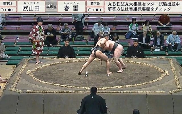 力士とは思えない“後ろ姿”に「背中バキバキだ」ファン衝撃 土俵を降りた“細マッチョ”力士の鍛え抜かれた肉体に驚き