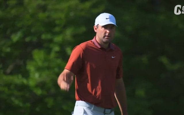 【動画】スコッティ・シェフラーは出入りの激しいゴルフで20位　12番はチップインバーディで沸かせる