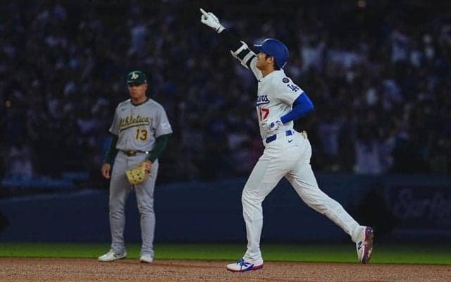 列島の昼時も「一息つかせてくれない大谷さん好き」　衝撃の2打席連発が「マジ異次元」