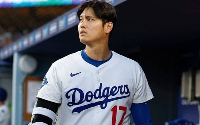 大谷翔平を空振り三振…“野手”の1球が「177キロに見えた」　地元放送局が大興奮
