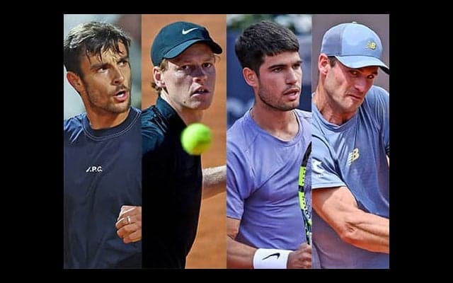  シナー・アルカラスら4強出揃う 