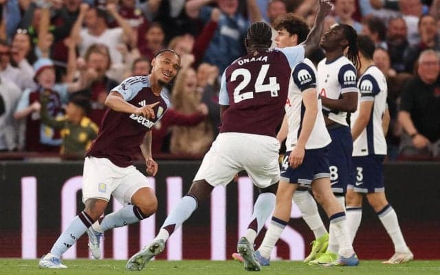 アストン・ビラがEL決勝控えるスパーズに勝利、3連勝で暫定4位浮上【プレミアリーグ】