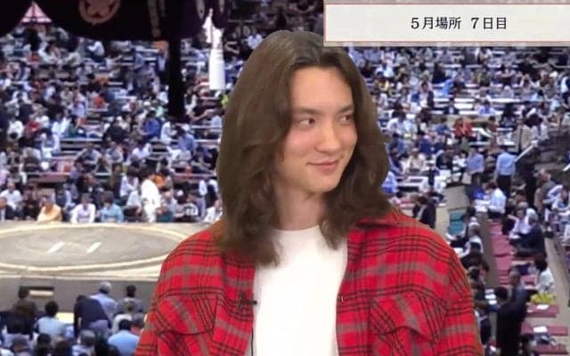 「顔ちっちゃ！」身長190センチ・元横綱の孫でメンノン専属モデル 驚異のスタイルに元若乃花が驚き「大きいね！入門しよう！」