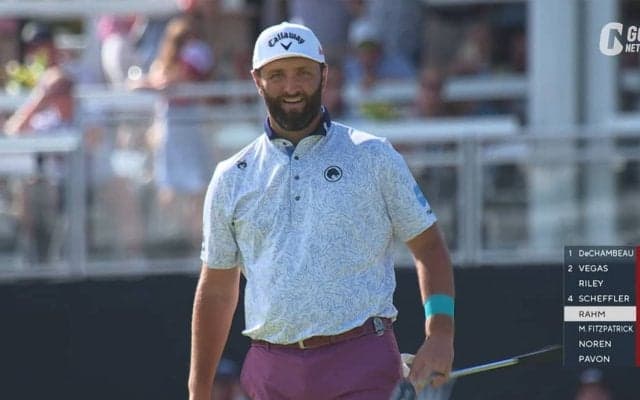 【動画】ジョン・ラームは7バーディで「67」　5打差5位にジャンプアップ