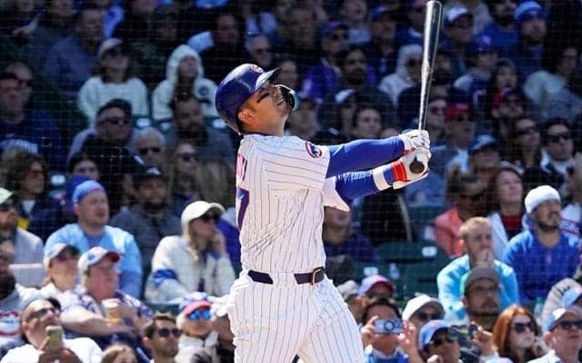 鈴木誠也、39打点でリーグ2位浮上　犠飛2本＆強肩発動…カブス3連勝に貢献