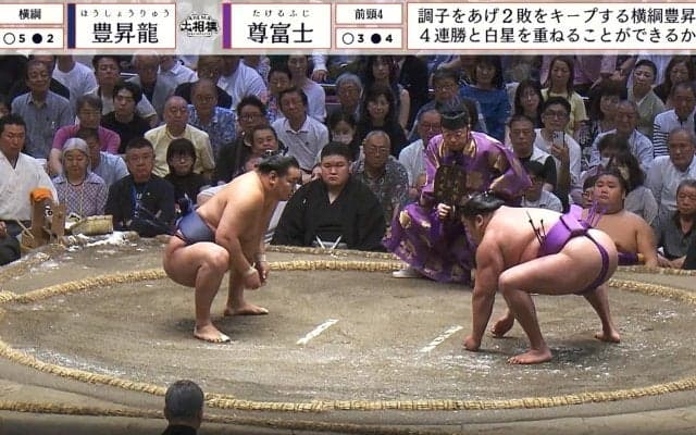 「山のような懸賞」大ベテランの実況アナも驚いた衝撃光景 横綱・豊昇龍の取組後に「一つ分けて」「夢あるなぁ」