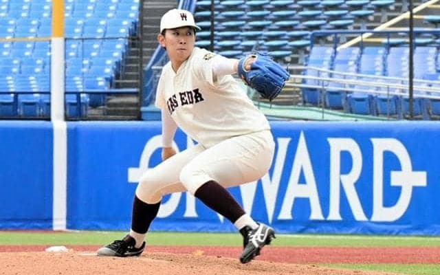 早大の伊藤樹、明大をノーヒットノーランに　9年ぶり史上26回目