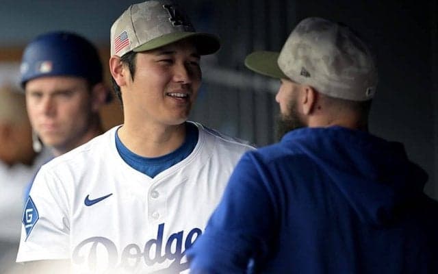 大谷翔平が着ても“映えない”　ド軍限定ユニに米記者辛口「お土産屋が似合う」