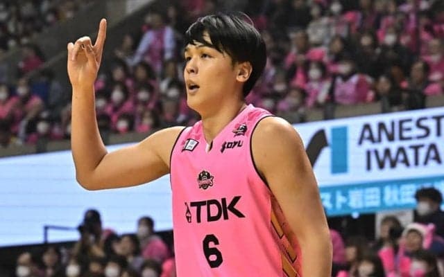 秋田が赤穂雷太と継続契約を発表…今季B1個人通算1000得点を達成した長身スイングマン