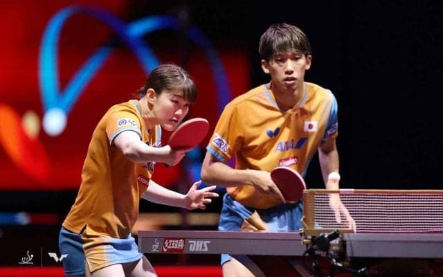 世界1位ペア撃破に「番狂わせ」と中国メディアも衝撃　吉村真晴、大藤沙月ペアの快進撃に「過小評価してはならない」【世界卓球2025】