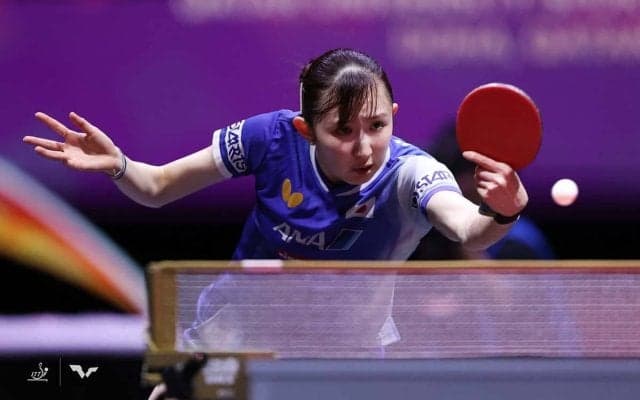 早田ひな、中国選手撃破で2大会連続メダルに王手　世界23位・石洵瑶を4－2で下し大藤沙月に続き8強入り【世界卓球2025】