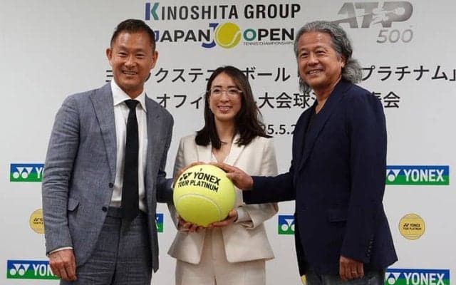 「木下グループジャパン・オープン」のオフィシャル大会球がヨネックス「ツアープラチナム」に。2028年まで上海マスターズなどアジア・スイングの3大会でボールを統一