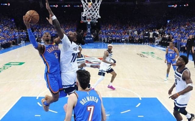 シェイ・ギルジャス・アレクサンダーが38得点…サンダーがウェスト決勝でウルブズに2連勝