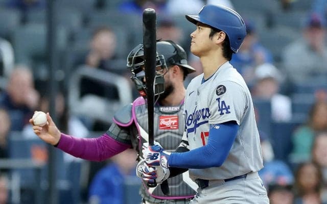 大谷翔平、大ブレーキ…好相性の左腕に4打数無安打で打率.296　今季4度目の1試合3三振　ドジャースは連勝が「3」でストップ