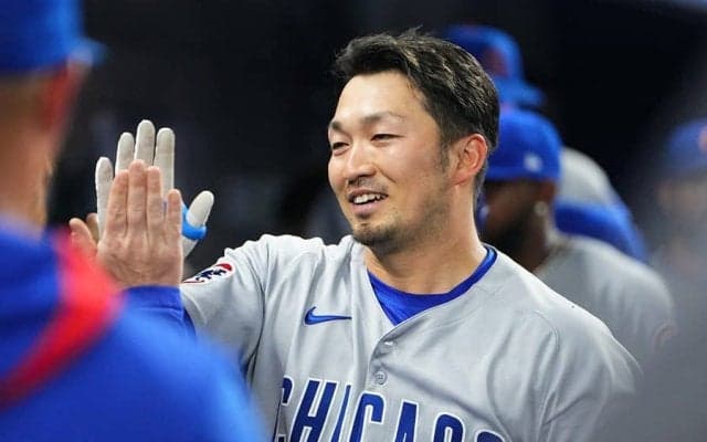 鈴木誠也の“日本語回答”に米爆笑「彼を愛してる」　当然のごとく一言「通訳が笑いこらえてる」