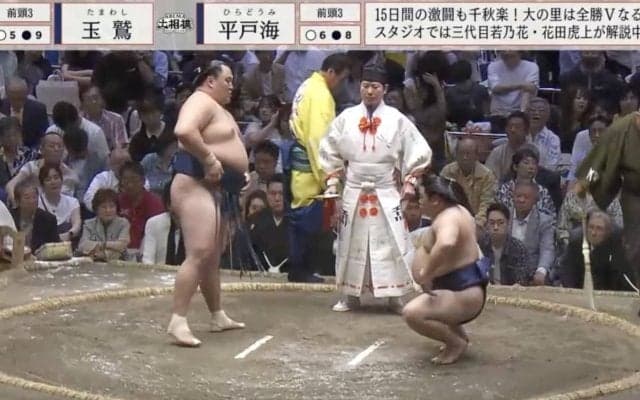 「この柄は…」元若乃花が客席で見つけた相撲大好き芸能人 存在感たっぷり過ぎる背中に騒然「目立ちすぎw」