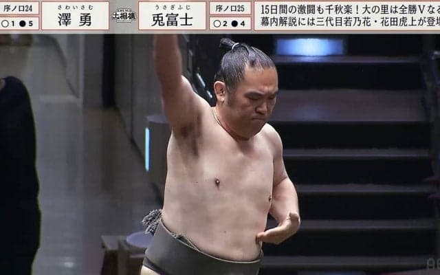 大相撲千秋楽、花道の奥で「すごい光景」48歳最古参力士、“人生の花道”を祝福する仲間たちにファン感涙「素敵な仲間」「愛されてる」