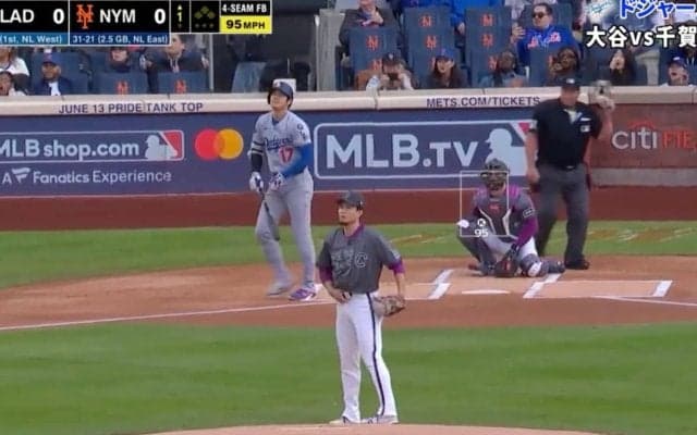 あんなホームラン打っちゃうの？ 大谷翔平、豪快アーチで“異変”… 千賀滉大が動けない「マジか」「エグすぎる」被弾“呆然リアクション”にファン騒然