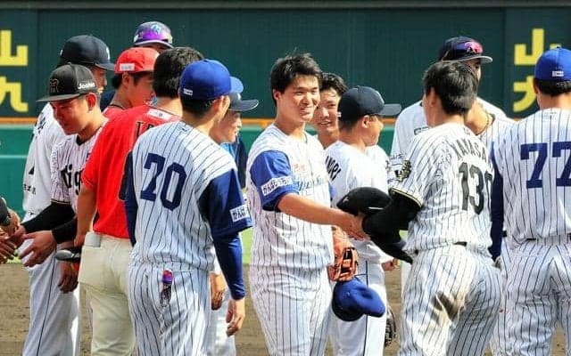 「ここに立てるとは……」　阪神2軍と独立リーグ連合が甲子園で対戦