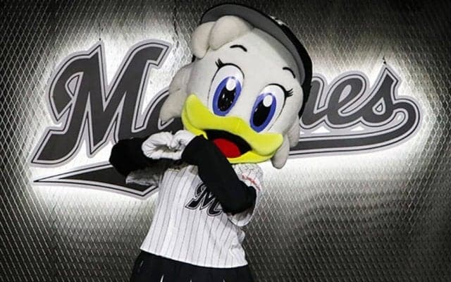 ふわふわポニテがチャームポイント　希望ポジションはまさかの抑え…ロッテのマスコット