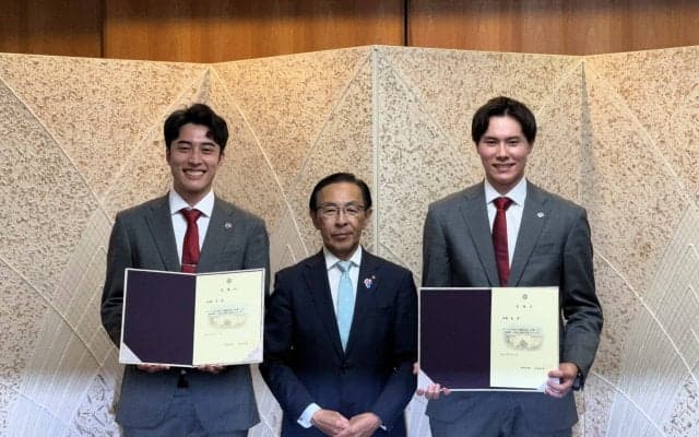 髙橋塁と藍の兄弟が京都府文化観光大使に就任