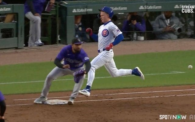 誠也に続け！PCA、満塁で内野ゴロ→楽々「セーフじゃん」 異次元の“快速”にファン衝撃「どうやったらゲッツー取れるんだ」