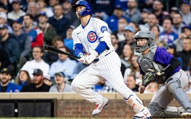 鈴木誠也、メジャー単独トップの51打点　適時二塁打で先制点、日本人歴代最多147打点ペース