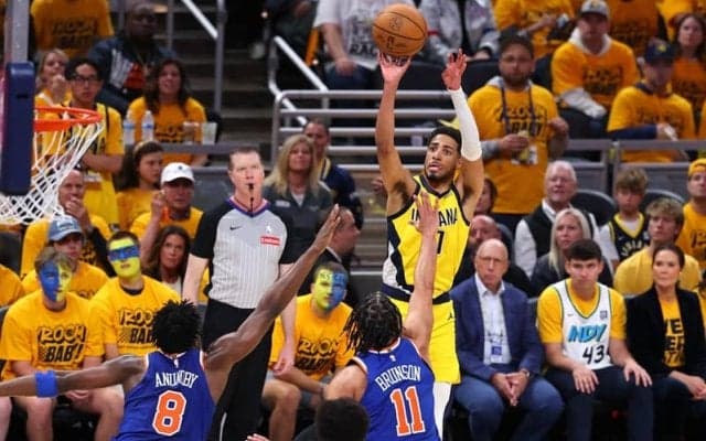 ペイサーズのタイリース・ハリバートンがプレーオフで“歴史的”なトリプルダブル