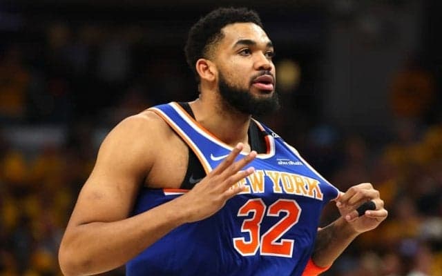 ニックスのカール・アンソニー・タウンズが左ヒザ打撲のため第5戦の出場が微妙に