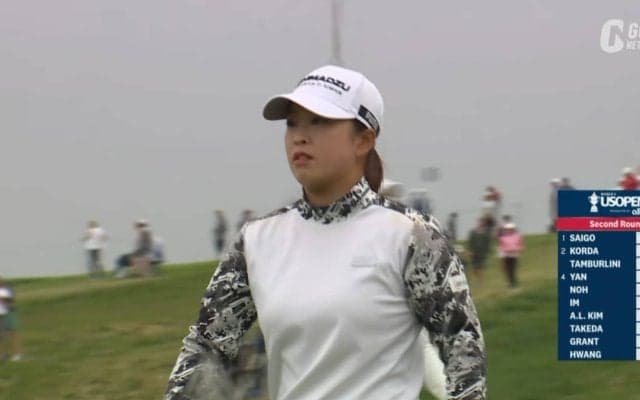 【動画】西郷真央が6アンダー「66」を叩き出す　メジャー連勝に向け暫定単独トップに浮上