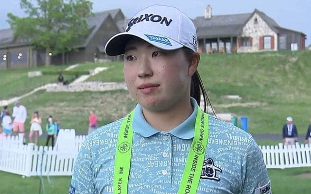 竹田麗央は5打差暫定12位「なかなかバーディチャンスにつかなかった」