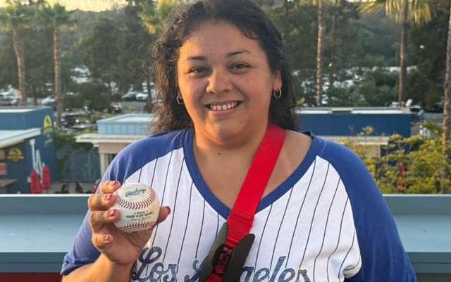 大谷の21号ゲット…母は大興奮、娘は涙　4人家族が熱狂「永遠にとっておくわ！」